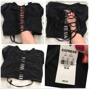Express swim top- runs small- negotiable $